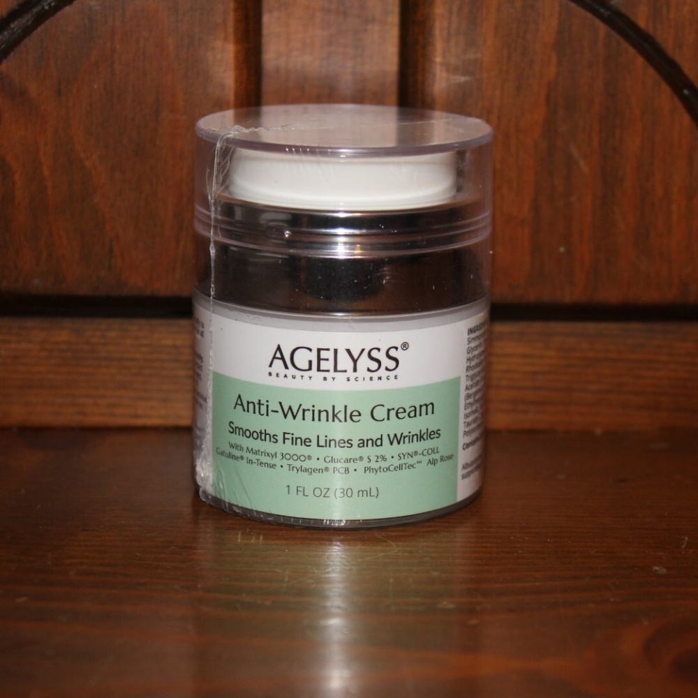 AGELYSS Anti-Wrinkle Cream ~ NEW ~ FRESH ~ FACTORY SEALED ~ 1 Fl Oz